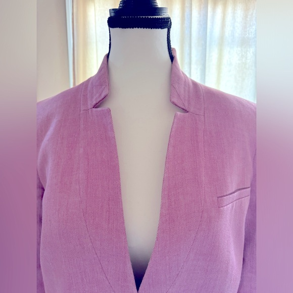 Veronica Beard Linen Blazer - Picture 7 of 8